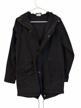 The Hundreds Public Label Black Men’s Utility Fish Tail Jacket Size S Streetwear